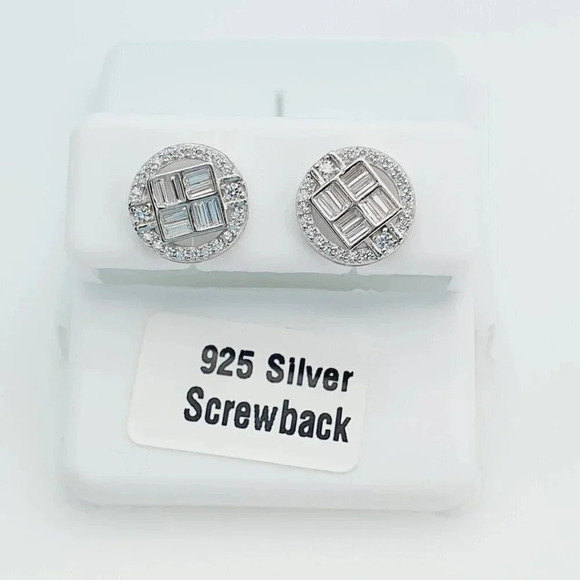 925 Sterling Silver Cubic Zirconia Earrings, U19254788 - Picture 7 of 11